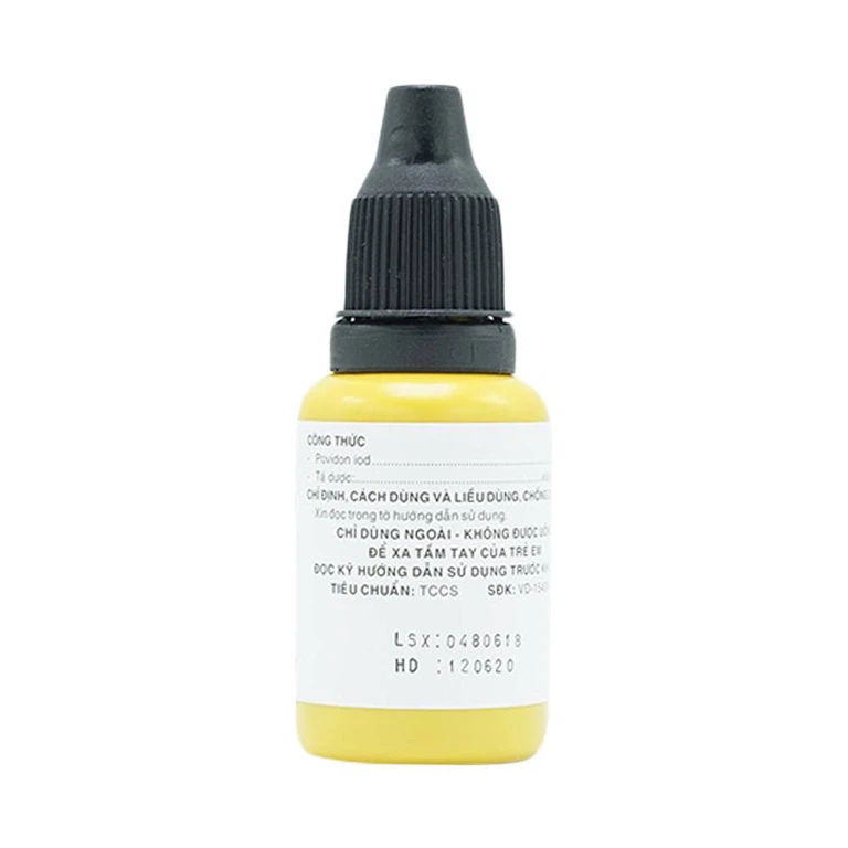 Dung dịch sát khuẩn Povidine 10% Pharmedic ngăn ngừa nhiễm khuẩn ở vết cắt, vết trầy (20ml)
