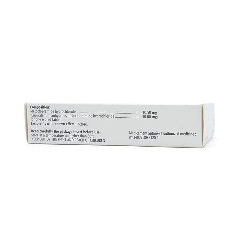 Thuốc Primperan 10mg Sanofi điều trị triệu chứng nôn và buồn nôn (2 vỉ x 20 viên) 