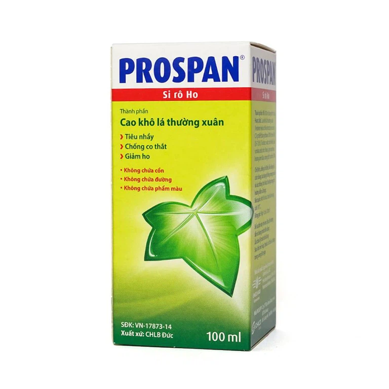 Siro ho Prospan Engelhard điều trị viêm phế quản mạn tính (100ml)