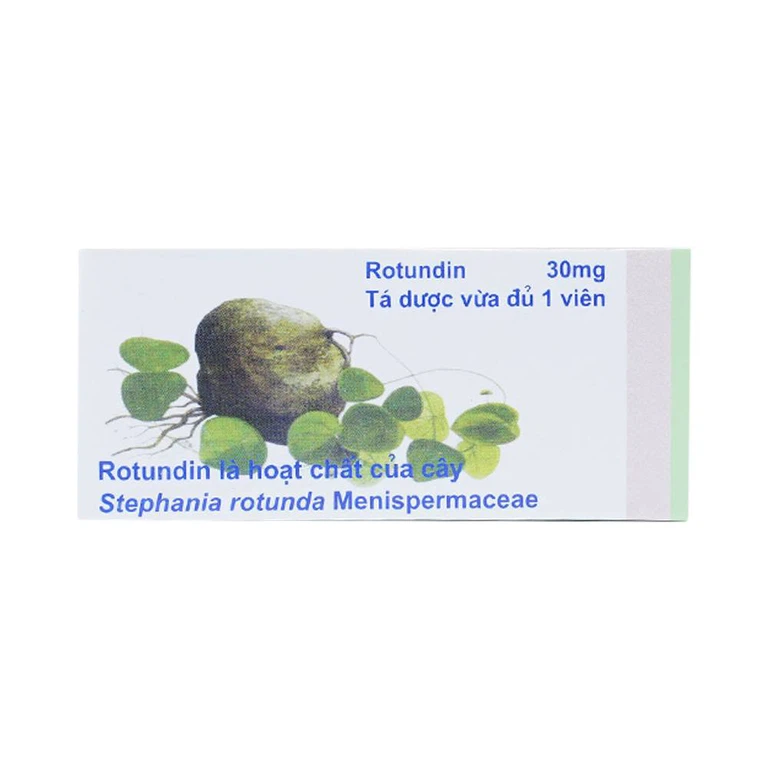 Thuốc Rotunda 30mg Dopharma điều trị mất ngủ (10 vỉ x 10 viên)