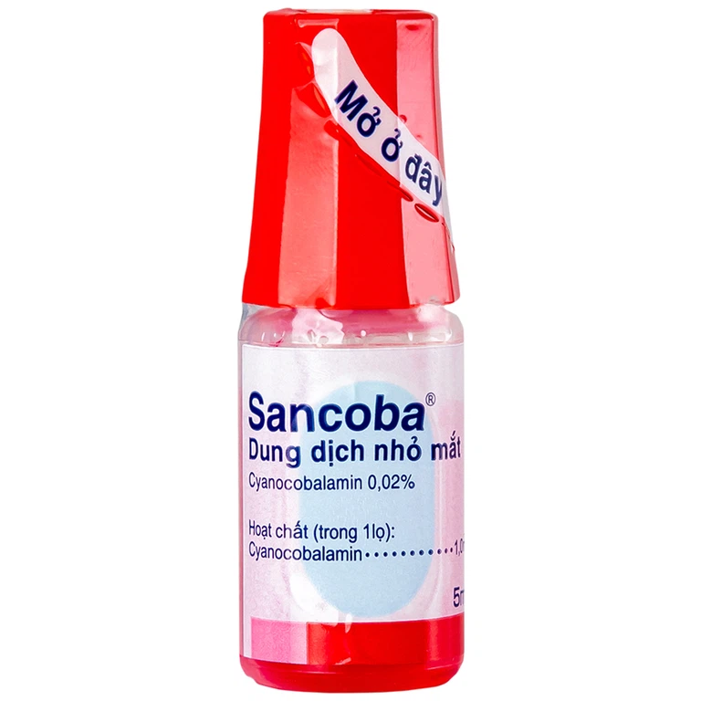 Thuốc nhỏ mắt Sancoba Santen cải thiện sự dao động về điều tiết trong chứng mỏi mắt (5ml) 