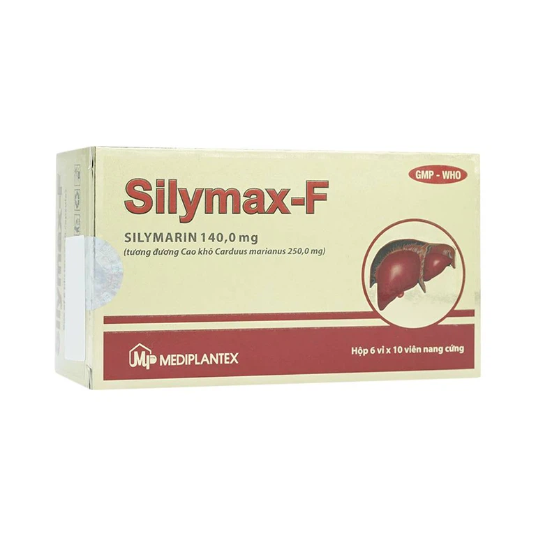 Thuốc Silymax-F Mediplantex điều trị viêm gan do virus, xơ gan (6 vỉ x 10 viên)