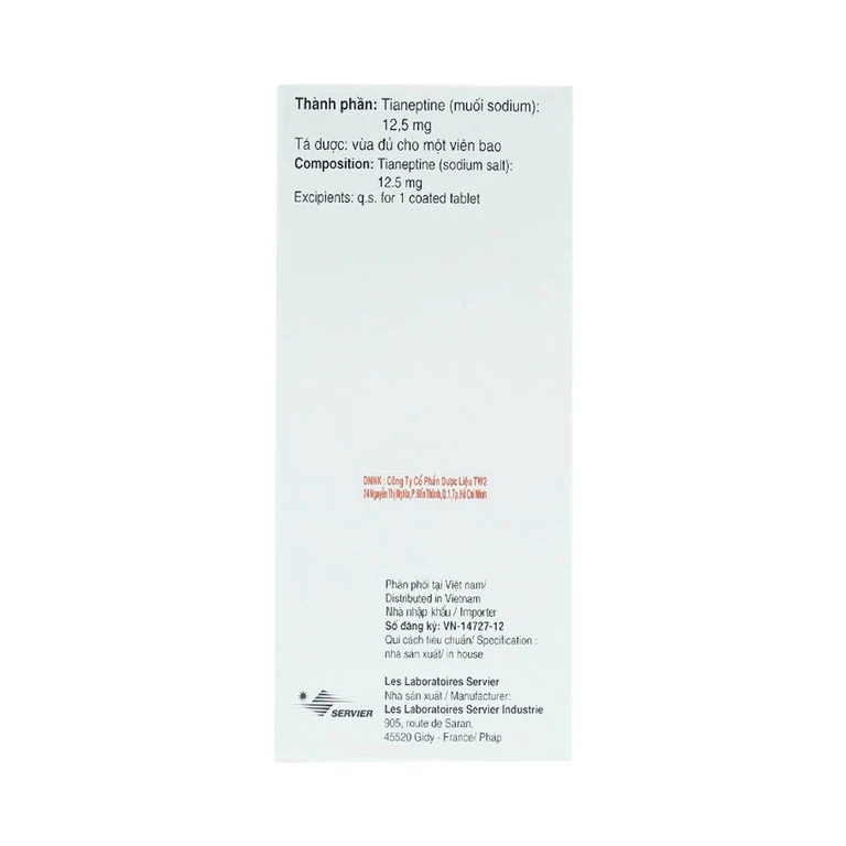 Thuốc Stablon Servier điều trị trạng thái trầm cảm (2 vỉ x 15 viên)