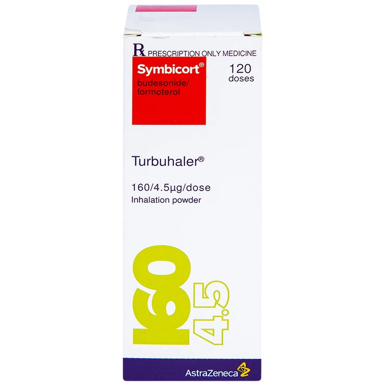 Thuốc bột để hít Symbicort AstraZeneca điều trị hen suyễn (120 liều)