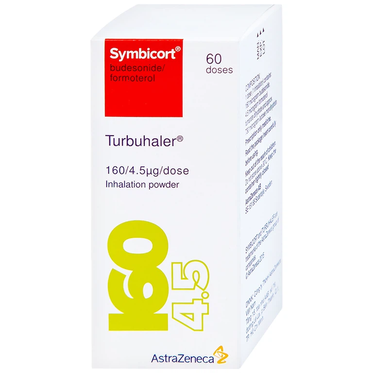 Thuốc bột để hít Symbicort AstraZeneca điều trị hen suyễn (60 liều)
