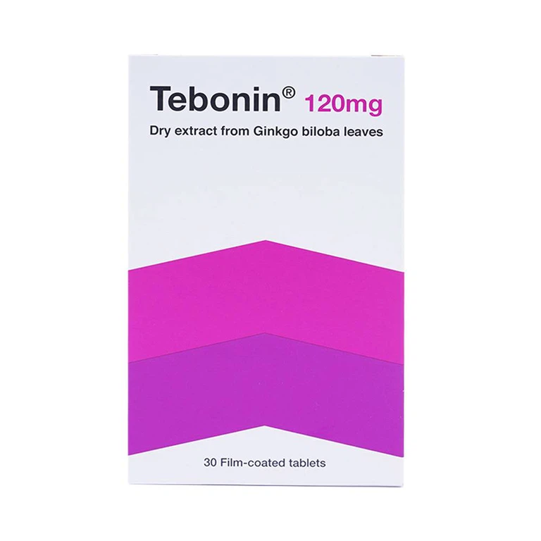 Thuốc Tebonin 120mg Dr. Willmar Schwabe điều trị rối loạn tuần hoàn máu não (2 vỉ x 15 viên)