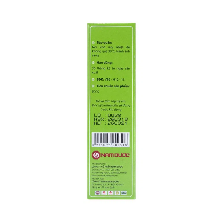 Thuốc xịt mũi Thông Xoang Nam Dược điều trị nghẹt mũi, chảy nước mũi (15ml)