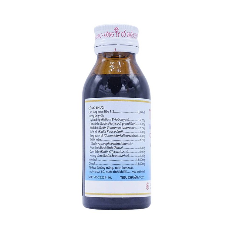 Thuốc ho người lớn OPC điều trị viêm nhiễm đường hô hấp, các chứng ho gió (90ml)