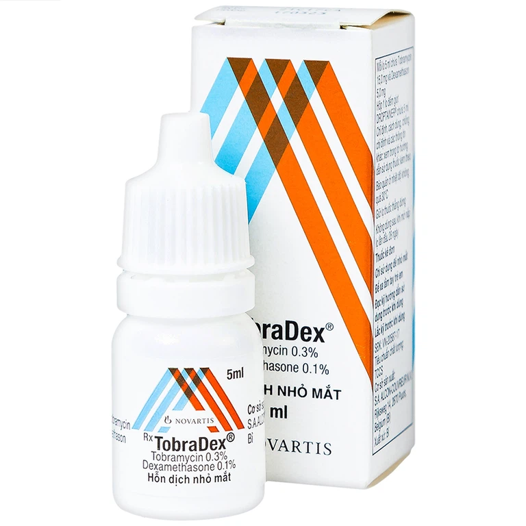 Hỗn dịch nhỏ mắt Tobradex điều trị tình trạng viêm ở mắt (5ml)