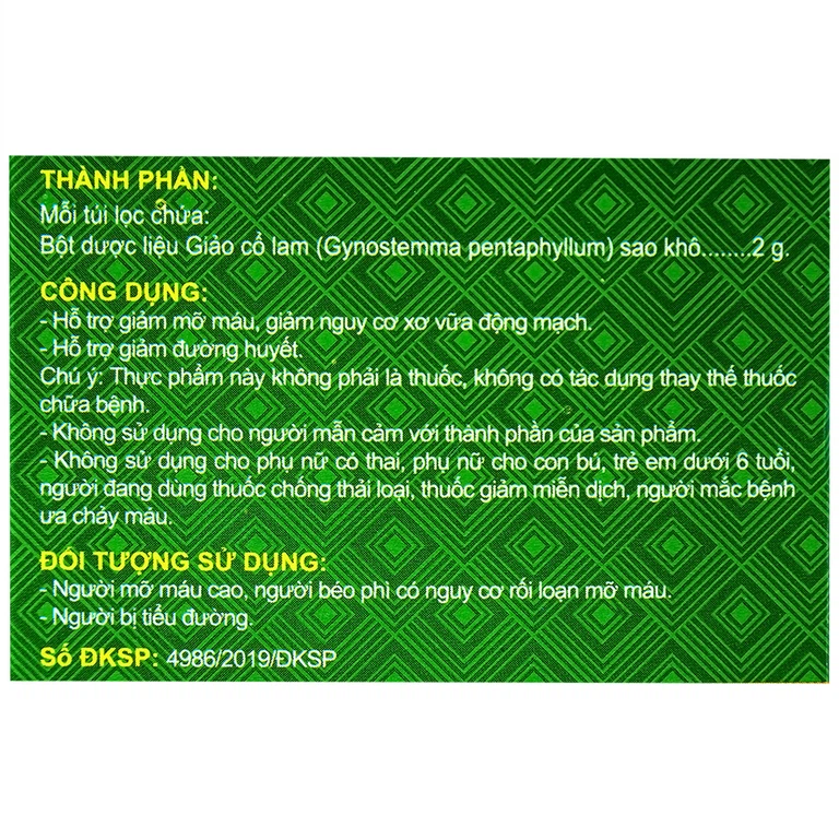 Trà Giảo Cổ Lam Tuệ Linh (25 gói)