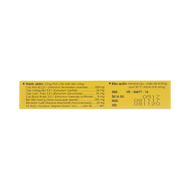 Thuốc Tradin Extra Traphaco điều trị viêm đại tràng (2 vỉ x 10 viên)
