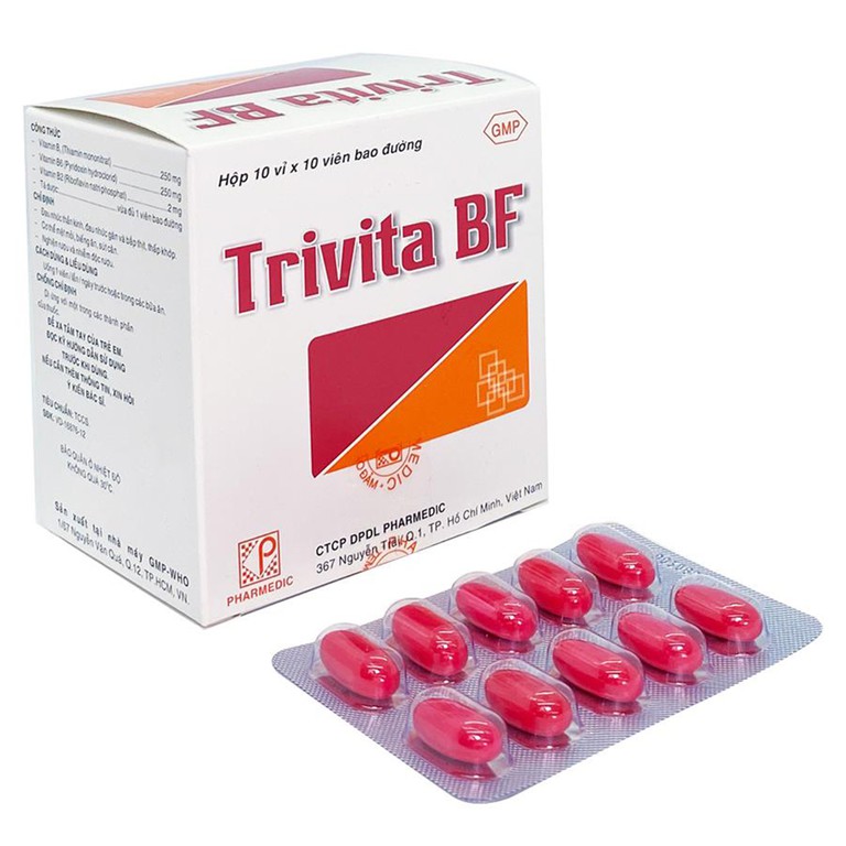 Thuốc Trivita BF Pharmedic điều trị đau nhức thần kinh (10 vỉ x 10 viên)