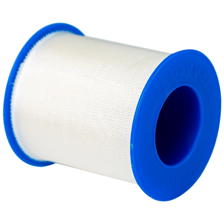 Băng keo lụa Urgosyval size 5cm x 5m băng các vết thương trong phẫu thuật, cố định thiết bị y tế