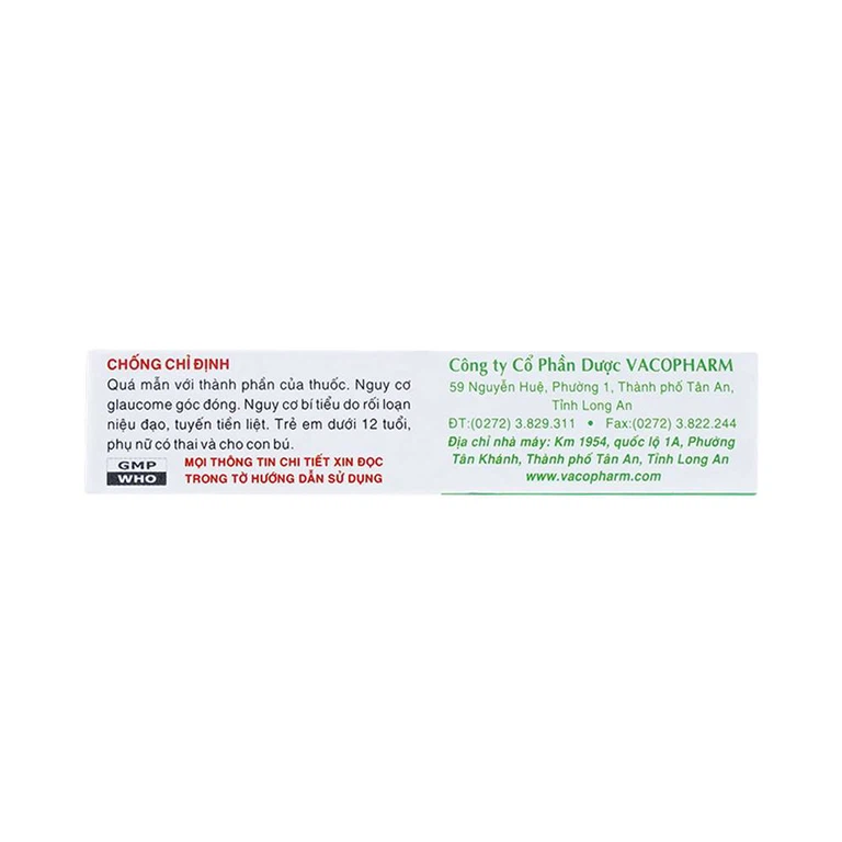 Thuốc Vaco-pola2 Vacopharm điều trị sổ mũi dị ứng, viêm mũi (2 vỉ x 15 viên)