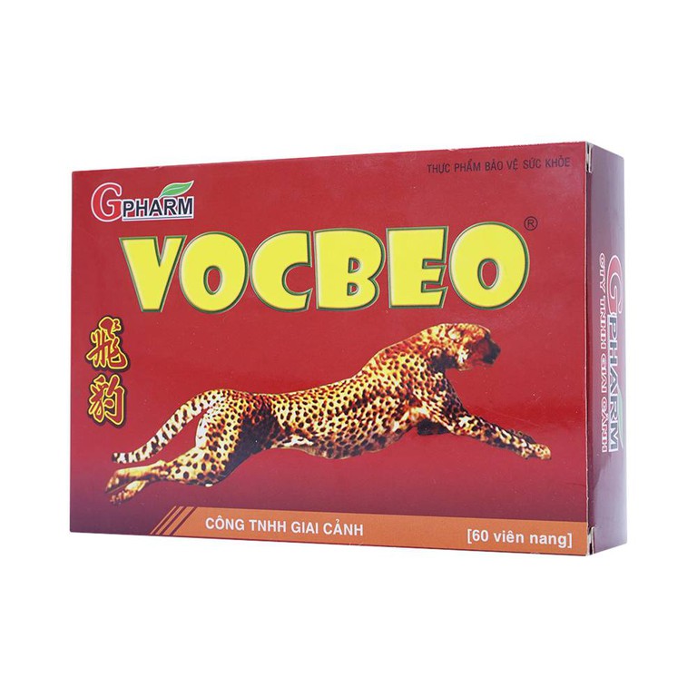 Viên uống Vocbeo Gpharm giúp bổ gân xương, tăng cường sự dẻo dai của khớp xương (60 viên) 