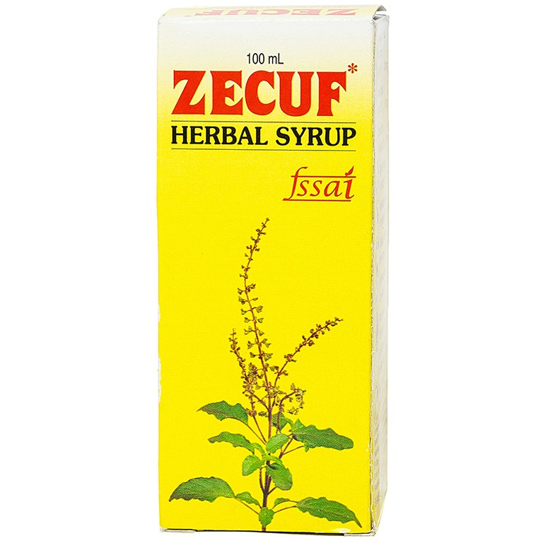 Siro Zecuf Herbal Syrup hỗ trợ bổ phế, giảm ho, làm dịu mát cổ họng (100ml)
