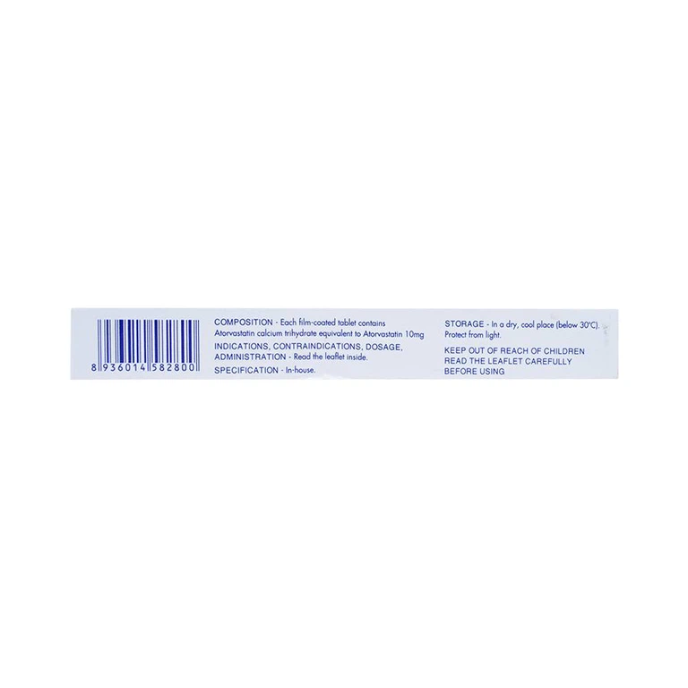 Thuốc Zoamco 10 Pymepharco điều trị rối loạn lipid máu (2 vỉ x 15 viên)