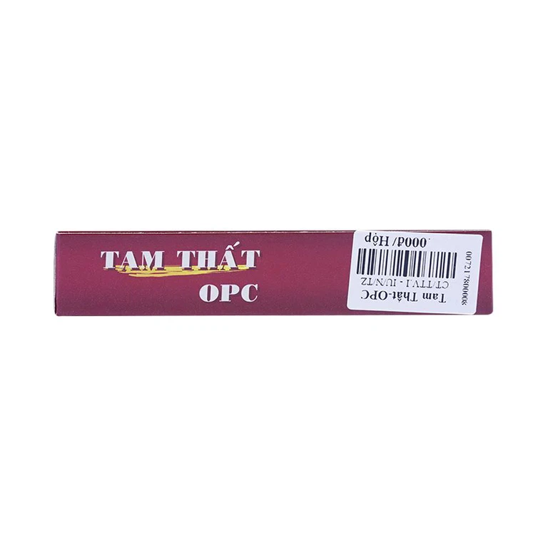 Thuốc Tam Thất OPC điều trị các chứng xuất huyết (2 vỉ x 10 viên)