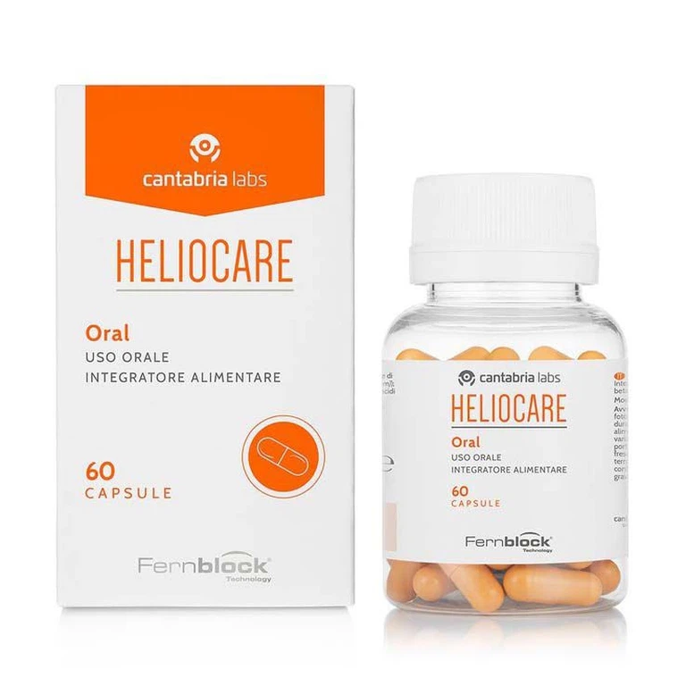 Viên uống Heliocare Oral hạn chế lão hóa da, bảo vệ da và chống nắng (60 viên)