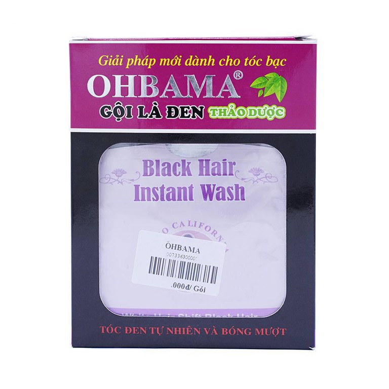 Gội là đen thảo dược Ohbama Good Health (10 gói)