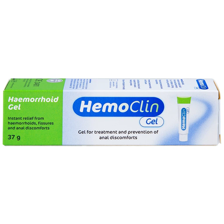 Gel bôi trĩ Hemoclin điều trị và phòng ngừa các khó chịu ở hậu môn (37g)