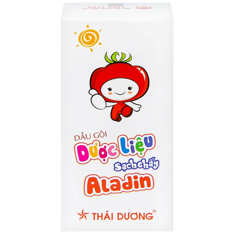 Dầu gội dược liệu sạch chấy Aladin Sao Thái Dương loại bỏ chấy và trứng chấy (30g)
