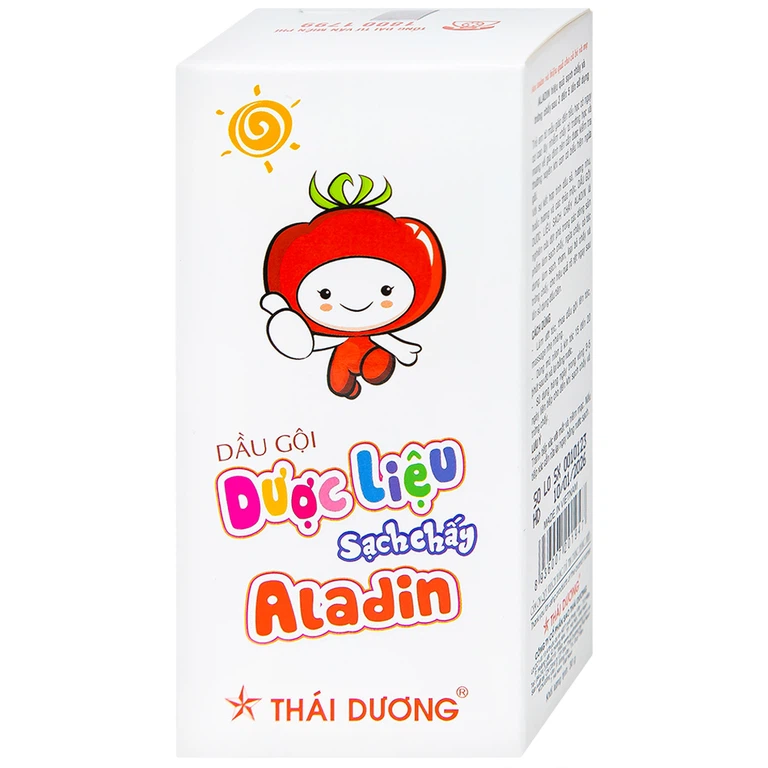 Dầu gội dược liệu sạch chấy Aladin Sao Thái Dương loại bỏ chấy và trứng chấy (30g)