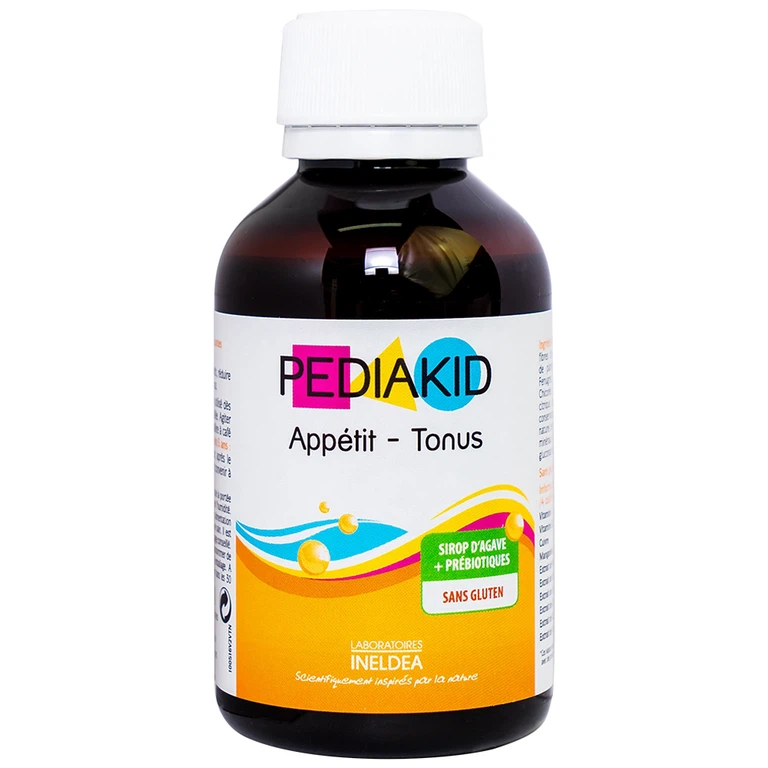 Siro Pediakid Appétit Tonus hỗ trợ kích thích cảm giác thèm ăn, giảm mệt mỏi (125ml)