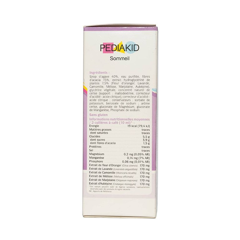 Siro Pediakid Sommeil giúp an thần, thư giãn hệ thần kinh (125ml)