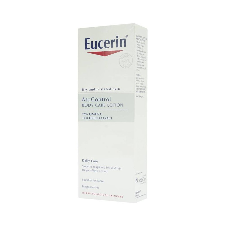 Sữa dưỡng thể Eucerin AtoControl Body Care Lotion giảm khô, nứt ngứa và mẩn đỏ (250ml)