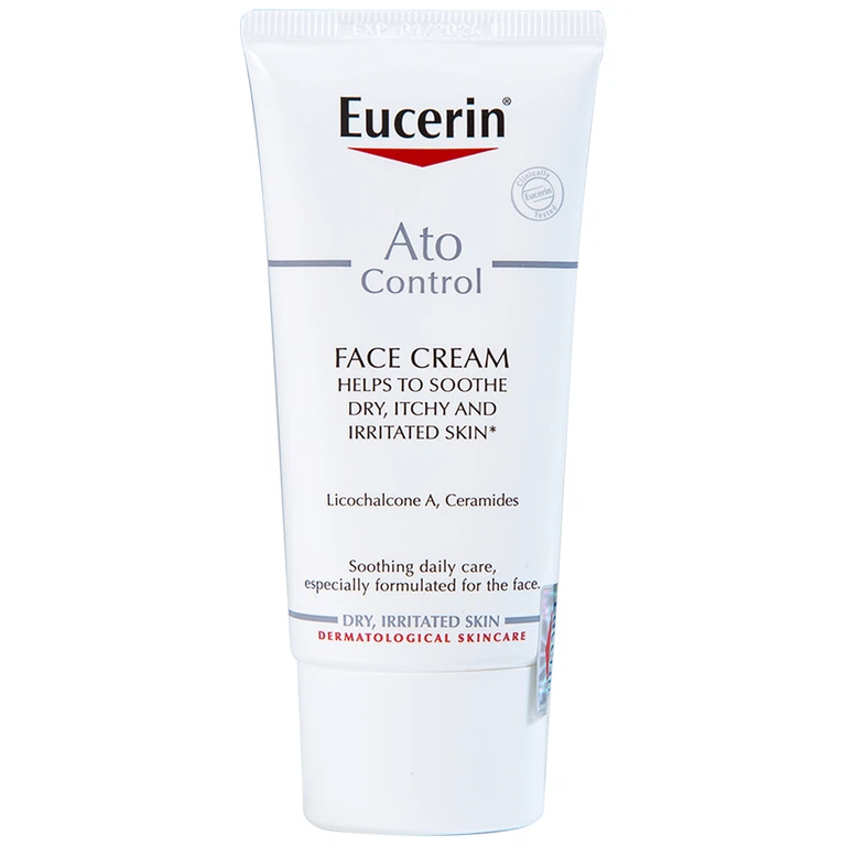Kem dưỡng da mặt Eucerin AtoControl Face Cream giảm khô, ngứa và mẩn đỏ (50ml)