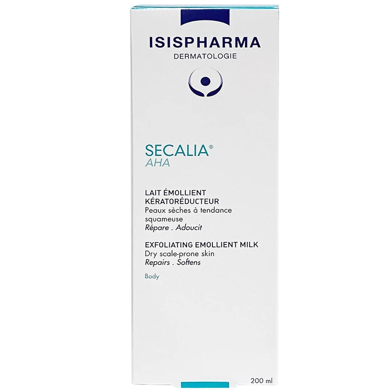 Kem Secalia AHA IsisPharma dưỡng ẩm, làm mềm, giảm khô da, giảm kích ứng (200ml)