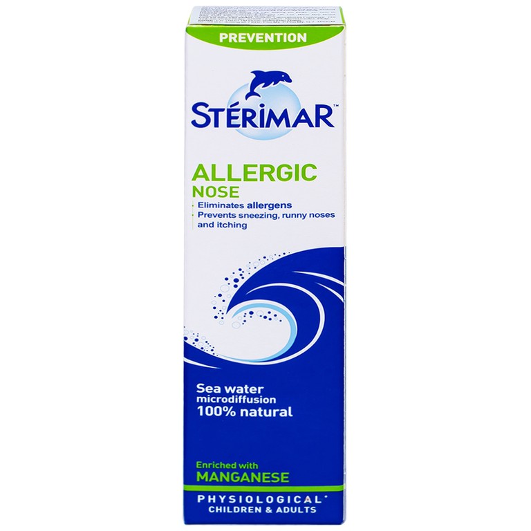 Dung dịch xịt mũi Stérimar Allergic Nose 50ml hỗ trợ điều trị viêm mũi dị ứng cho trẻ từ 6 tháng - người lớn