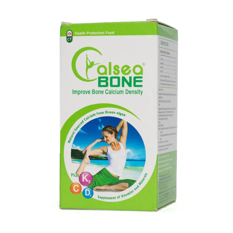 Viên uống Calsea Bone Cẩm Tú giúp xương, răng chắc khỏe (90 viên)