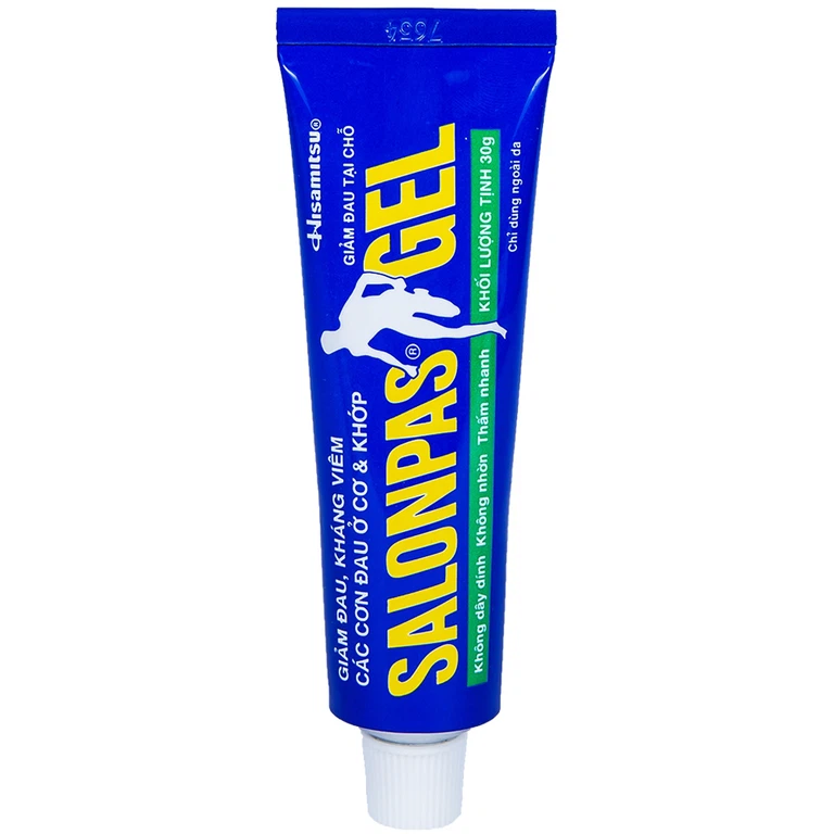  Gel Salonpas giảm đau, kháng viêm các cơn đau cơ, khớp (30g)