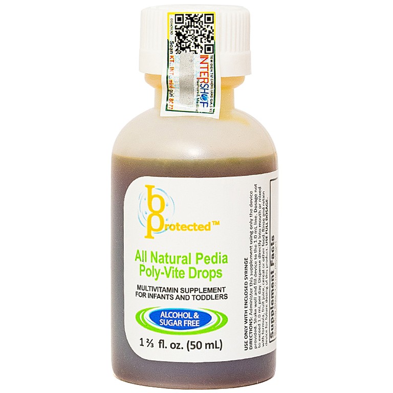 Dung dịch Pedia Poly-Vite Drops bổ sung Vitamin, giúp tăng khả năng hấp thu (50ml)