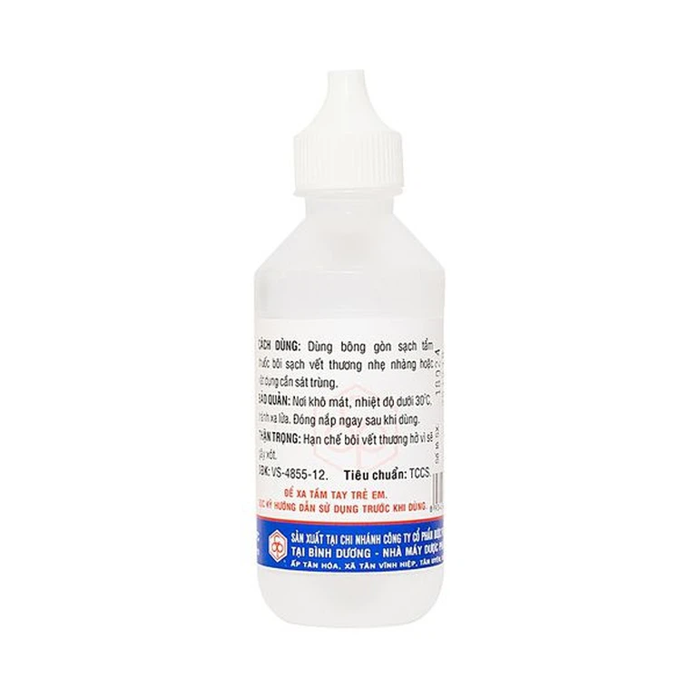 Cồn thuốc dùng ngoài Alcool 90 độ OPC sát trùng vết thương ngoài da, vật dụng (60ml)