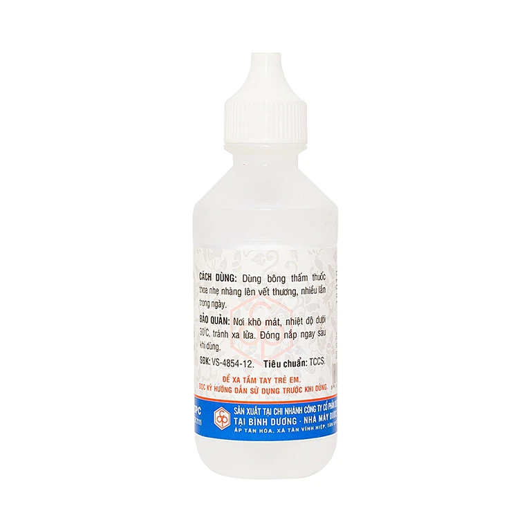 Cồn thuốc dùng ngoài Alcool 70 độ OPC sát trùng vết thương ngoài da (60ml)