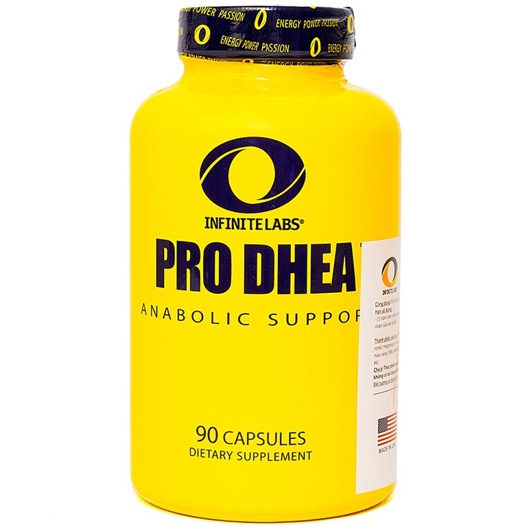Viên uống Pro Dhea Infinite Labs giúp bổ sung năng lượng, tăng khả năng sinh lý (90 viên)