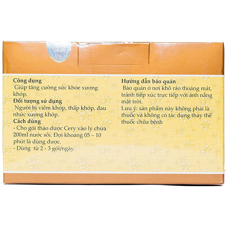 Bột Thảo Dược Cery World Herb tăng cường sức khỏe xương khớp (30 gói)