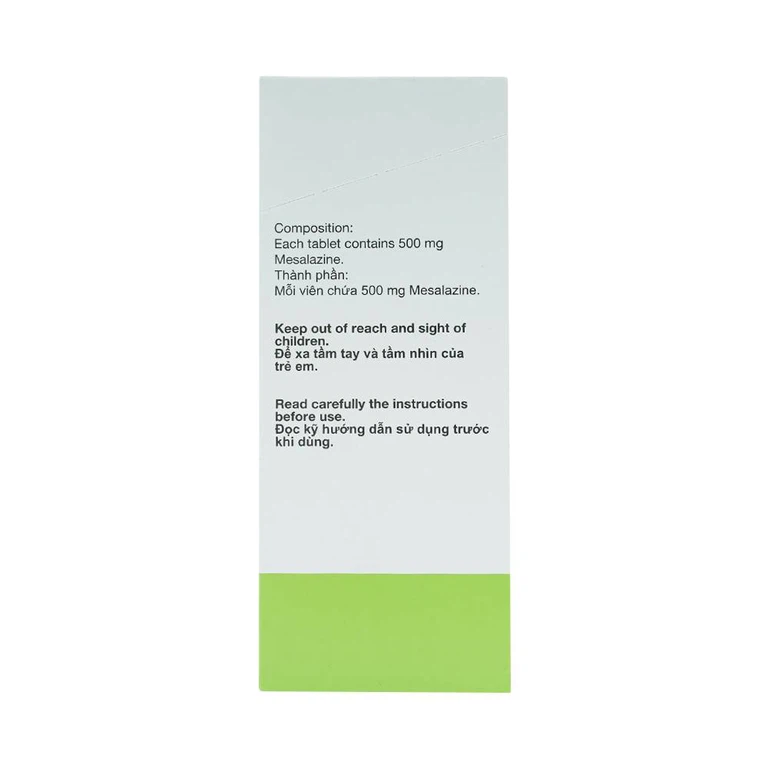 Viên nén Pentasa 500mg Ferring điều trị viêm loét đại tràng, bệnh Crohn (10 vỉ x 10 viên)