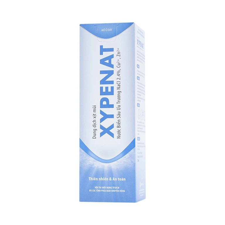 Dung dịch xịt mũi Xypenat 30ml dùng trong nghẹt mũi, bị cảm, viêm xoang, viêm mũi dị ứng