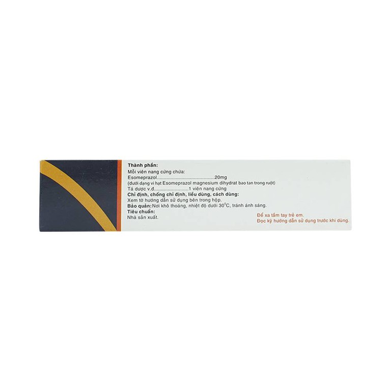 Thuốc Nesteloc 20 USP điều trị trong hội chứng trào ngược dạ dày - thực quản (3 vỉ x 10 viên)
