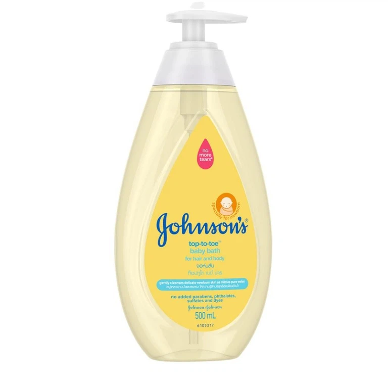 Sữa tắm gội toàn thân Johnson's Baby top-to-toe không gây khô da cho bé (500ml)