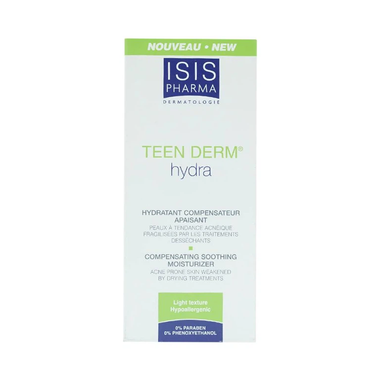 Kem Isis Pharma TeenDerm Hydra giúp dưỡng ẩm, giảm nhờn (40ml)