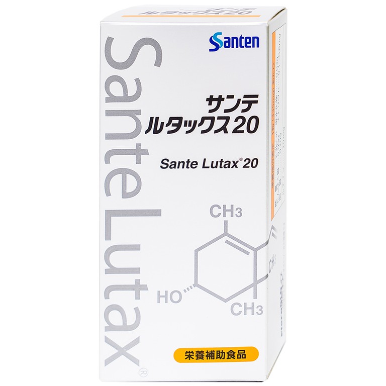 Viên uống Sante Lutax 20 bổ sung dưỡng chất thiết yếu giúp đôi mắt sáng (3 vỉ x 10 viên)