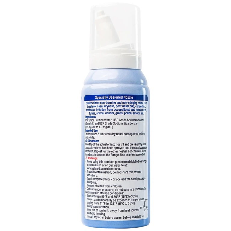 Dung dịch xịt rửa mũi NeilMed Nasa Mist làm ẩm và làm trơn mũi bị khô (75ml)