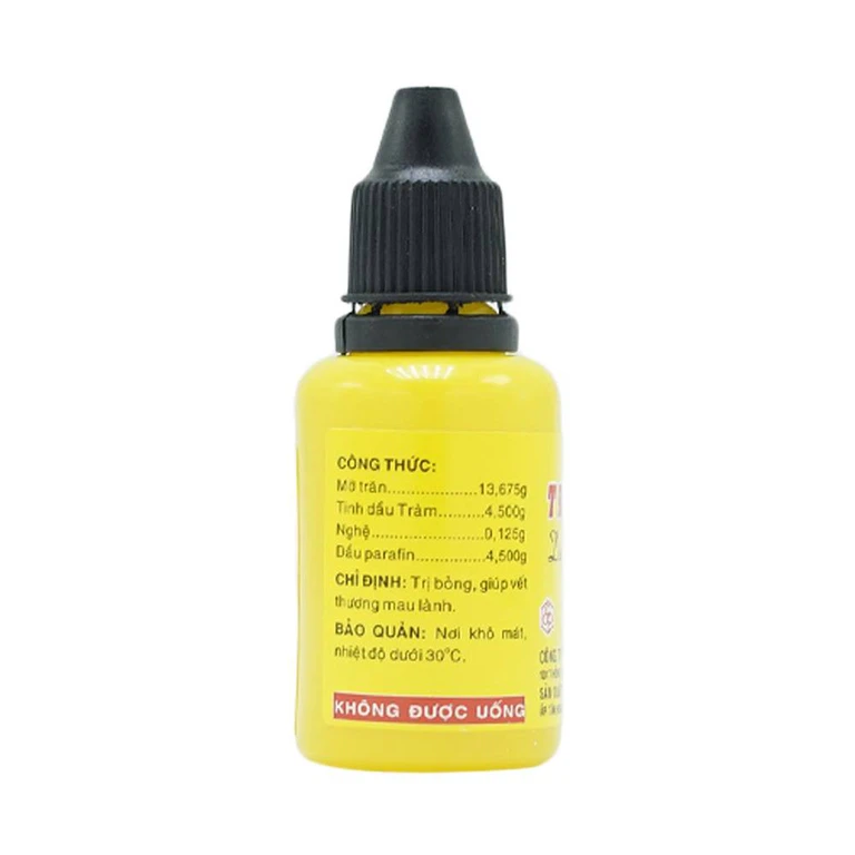 Dầu trị bỏng Trancumin OPC giúp vết thương mau lành (25ml) 