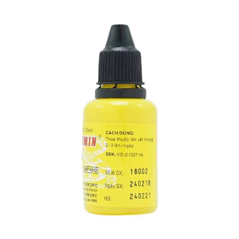 Dầu trị bỏng Trancumin OPC giúp vết thương mau lành (25ml) 