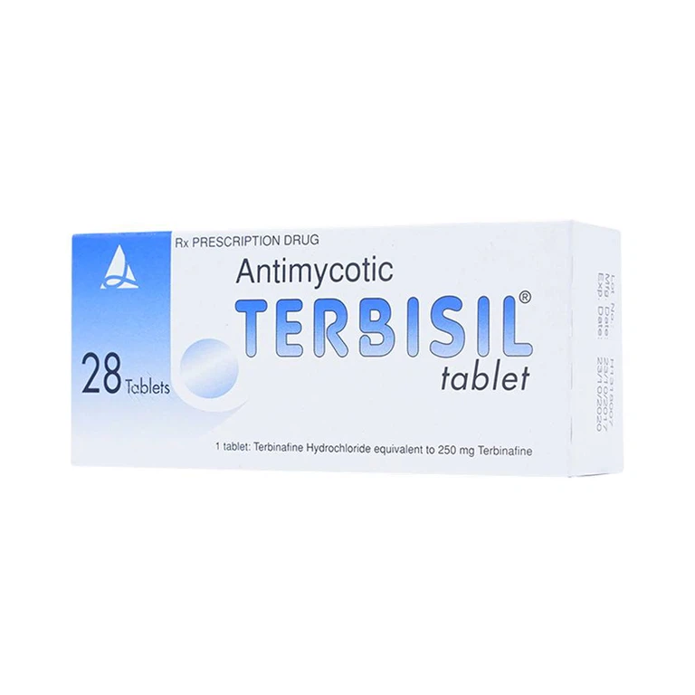 Thuốc Terbisil điều trị các bệnh lý nhiễm nấm (4 vỉ x 7 viên)